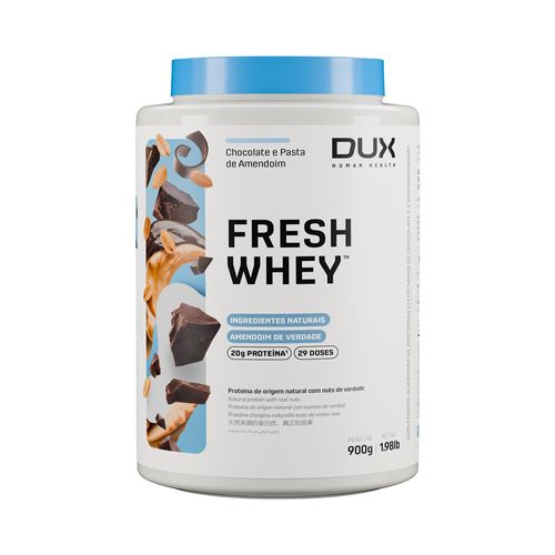 FRESHWHEY™ CHOCOLATE E PASTA DE AMENDOIM - POTE 900 G