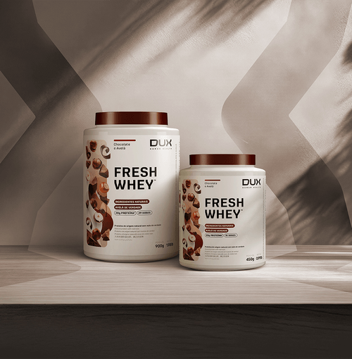 FRESHWHEY™ CHOCOLATE E AVELÃ - POTE 900 G