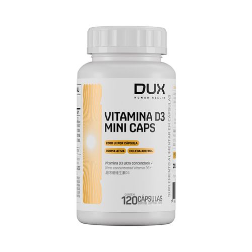 VITAMINA D3 MINI CAPS - POTE 120 CÁPSULAS