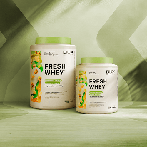 FRESHWHEY™ PISTACHE E CHOCOLATE BRANCO - POTE 900 G