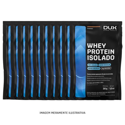 KIT 10 SACHÊS WHEY PROTEIN ISOLADO