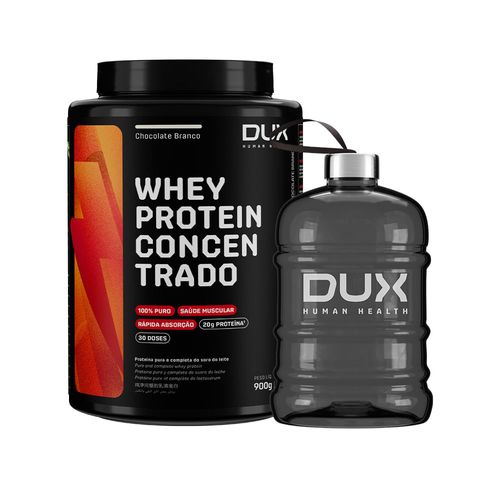 WHEY PROTEIN CONCENTRADO 900G + MINI GALÃO