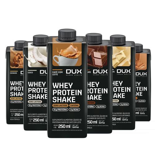 Kit 6 Whey Protein Shake sortidos