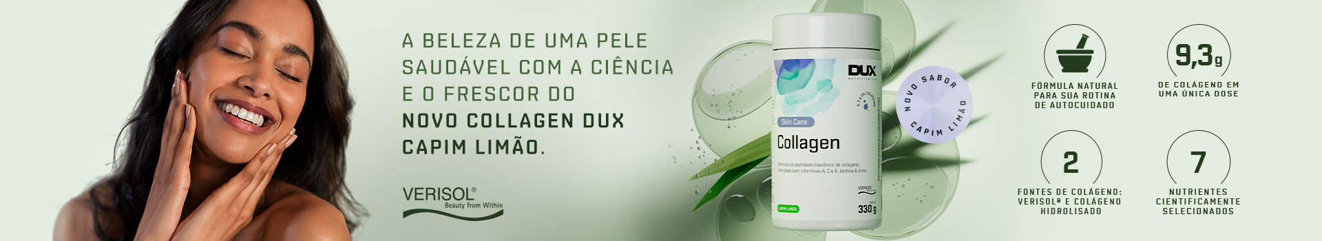 Lançamento Collagen Capim Limão Dux Nutrition
